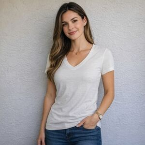 Eddie Bauer Women Xsmall White Tee